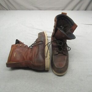 Red Wing Irish Setter Work Boots Men 14 Brn Leather Insulated Hunting Waterfowl